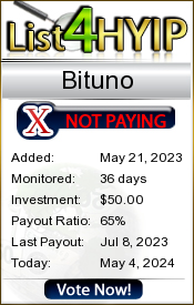 Bituno details image on List 4 Hyip