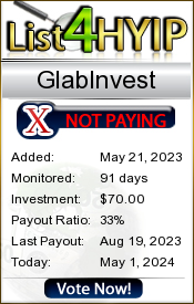 GlabInvest details image on List 4 Hyip