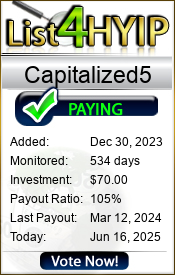 Capitalized5 details image on List 4 Hyip